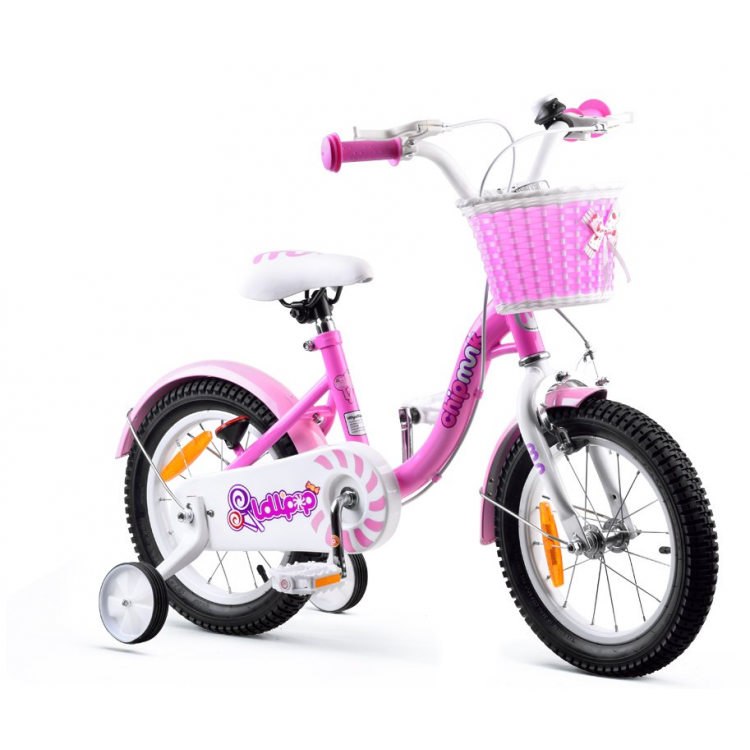 Detský bicykel 14" Royal Baby Chipmunk MM CM14-2 ružovo-biely 